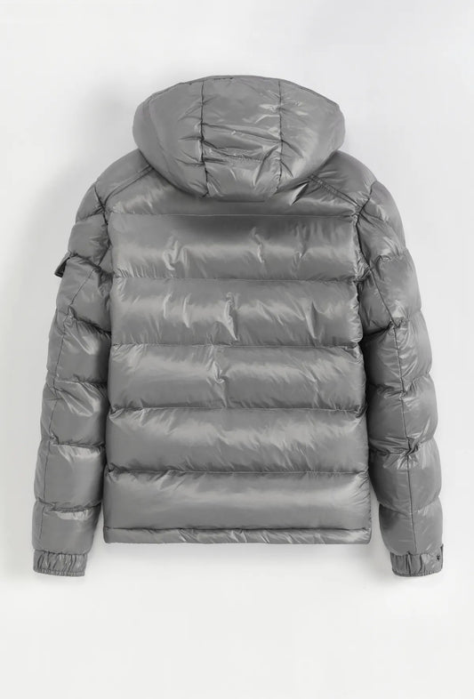 Grey Lux Puffer
